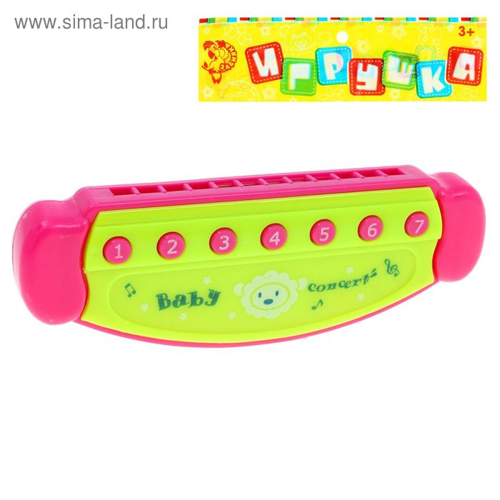 Губная гармошка "Барашек", МИКС - Фото 1