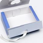 Подарочная коробка сборная с окном «Лиловые цветы», 16.5×11,5×5 см - Фото 4