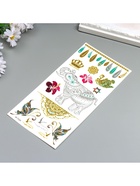 Переводные тату на тело золото и серебро «Рисунки», флеш, 21×10 см - фото 43709580 Переводные тату на тело золото и серебро «Рисунки», флеш, 21×10 см - фото 43709580