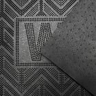 Коврик придверный прямоугольный Доляна «Welcome ребристый», 45×75 см, цвет чёрный - Фото 5
