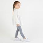 Леггинсы для девочки MINAKU: Casual Collection KIDS, цвет серый, рост 122 см - фото 46165487