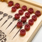 Нарды деревянные большие, настольная игра, 30×30 см, кубик 2 шт. 6634094