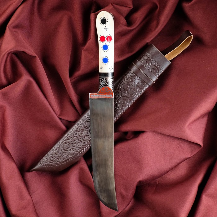 Нож Пчак Шархон - рукоять эбонит, клинок 16-17см - Фото 1
