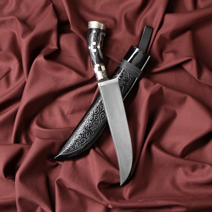 Нож Пчак Шархон - изогнутая рукоять, клинок 19 см - Фото 1