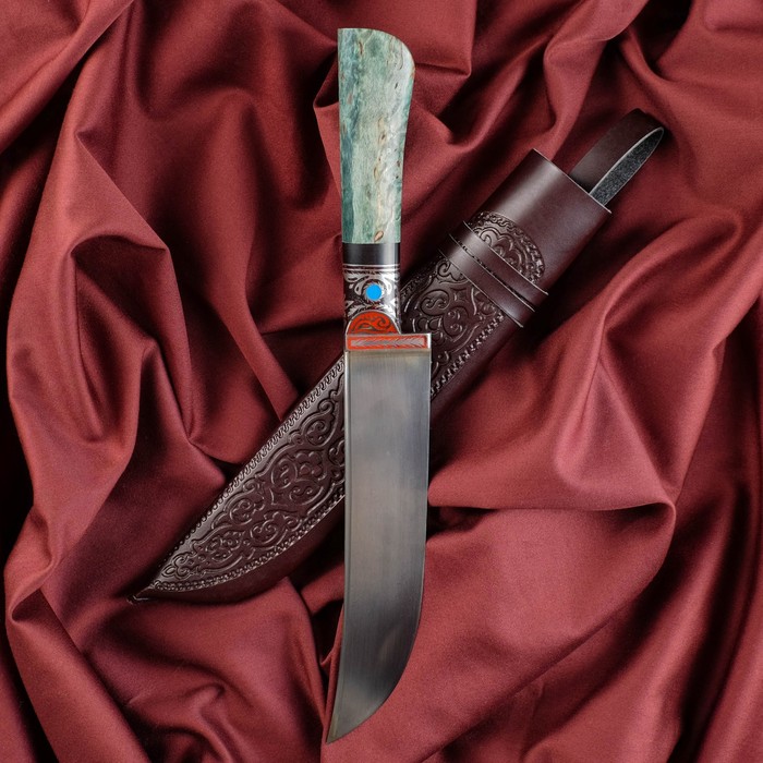 Нож Пчак Шархон - рукоять кость, клинок 17см - Фото 1