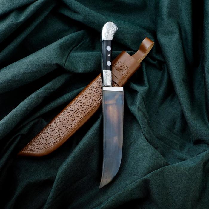Нож Пчак Шархон - рукоять эбонит, металл, клинок 16см - Фото 1