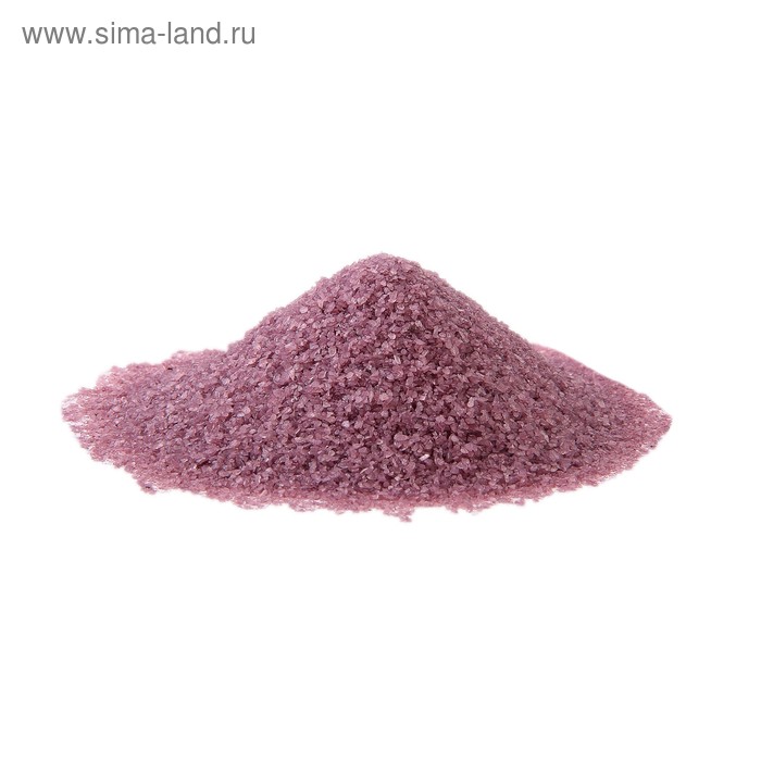 Песок кварцевый для декора сиреневый 0,5-1 мм 350 гр. - Фото 1