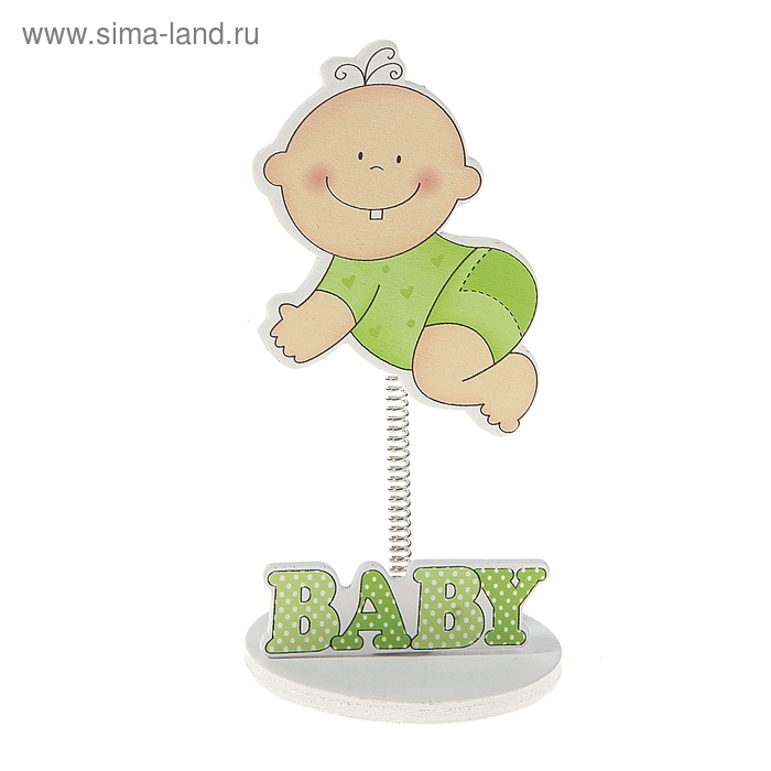 Визитница-прищепка "Малыш в подгузнике" - Фото 1