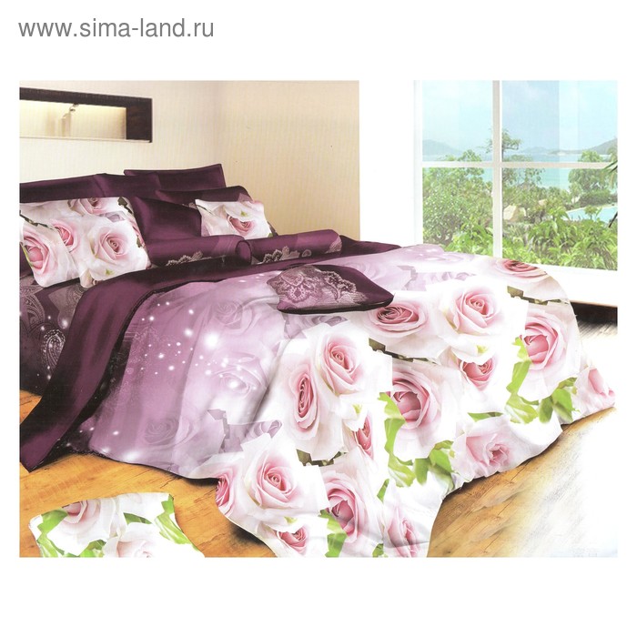 Постельное бельё "Этель престиж" 2.0 сп Феерия 180*210 см, 220*240 см, 50*70 + 5 см - 2 шт. 77 - Фото 1