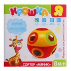 Развивающая игрушка-сортер «Мячик» - Фото 2