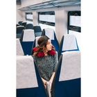 Подушка надувная для шеи, дорожная, 38×24 см, бордовая - Фото 6