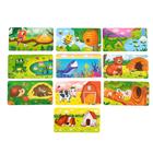 Парные пазлы «Кто где живёт?», 10 пазлов, 20 деталей - Фото 2