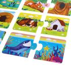 Парные пазлы «Кто где живёт?», 10 пазлов, 20 деталей - Фото 3