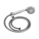 Смеситель для ванны "ЦС-СМ" СМ513003, двухвентильный, настенный, с душевым набором, хром - фото 22586250