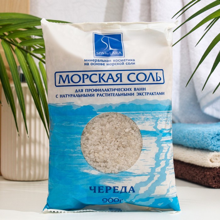 Соль для ванн морская ФИТО с экстрактом череды - Фото 1