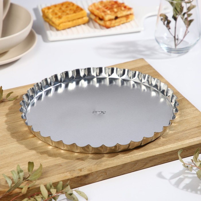 Форма для пиццы «Классика», d=26 см, h=1.9 см - Фото 1