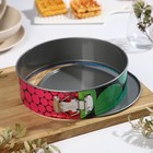 Форма для выпечки и выкладки с регулировкой размера «Никис», d=22 см, h=7,5 см, антипригарное покрытие, цвет МИКС - Фото 12