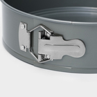 Форма для выпечки и выкладки с регулировкой размера «Никис», d=22 см, h=7,5 см, антипригарное покрытие, цвет МИКС - Фото 4