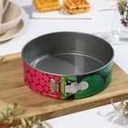 Форма для выпечки и выкладки с регулировкой размера «Никис», d=22 см, h=7,5 см, антипригарное покрытие, цвет МИКС - Фото 8