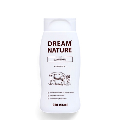 Шампунь для волос Dream Nature «Козье молоко», 250 мл