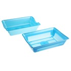 Туалет с сеткой №2 перламутровый, 36 х 25,5 х 9 см микс цветов - Фото 2