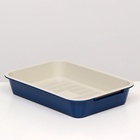 Туалет средний с сеткой 36×26×6.5 см, синий/бежевый - Фото 5