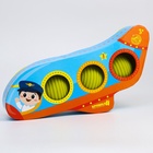 Развивающие тактильные мячики Крошка Я «Самолет», с пищалкой, в наборе 3 шт. - Фото 6