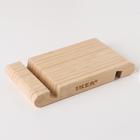 Подставка для смартфона/планшета деревянная "БЕРГЕНЕС", бамбук - Фото 3