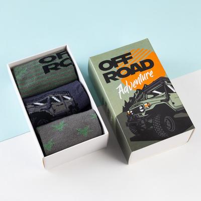 Носки детские KAFTAN Off road, 3 пары, размер 14-16