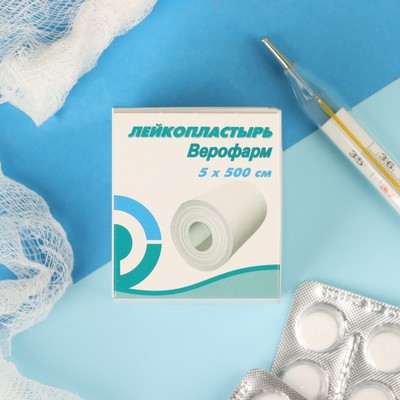 Лейкопластырь Верофарм рулонный 5×500 см на тканной основе