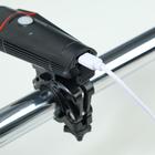 Фонарь велосипедный передний, 5 Вт, 200 лм, 1500 мАч, 4 режима, USB - фото 6397046