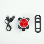 Фонарь велосипедный передний аккумуляторный, водонепроницаемый, 3 диода, 4 режима - Фото 4