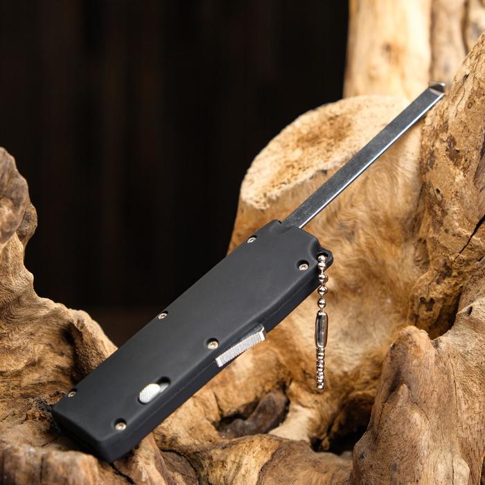 Нож автоматический, складной "Шип" сталь - 420, рукоять - резина, 14 см - фото 1907209093