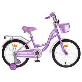

Велосипед 18" Graffiti Premium Girl, цвет сиреневый/розовый