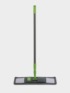 Швабра для мытья пола плоская Доляна, насадка из микрофибры 42×12 см, телескопическая ручка 73-124 см - Фото 4