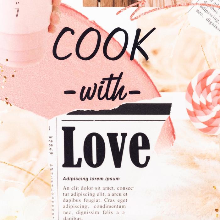 Набор подарочный "Cook with love" полотенце 40х73см, лопатка - фото 1905760272