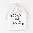 Набор подарочный "Cook with love" полотенце 40х73см, лопатка - Фото 6