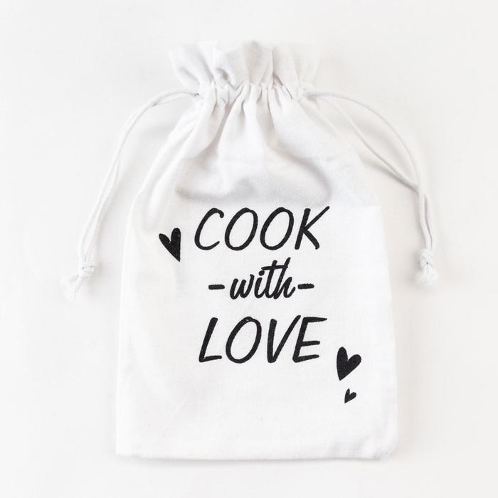 Набор подарочный "Cook with love" полотенце 40х73см, лопатка - фото 1905760274