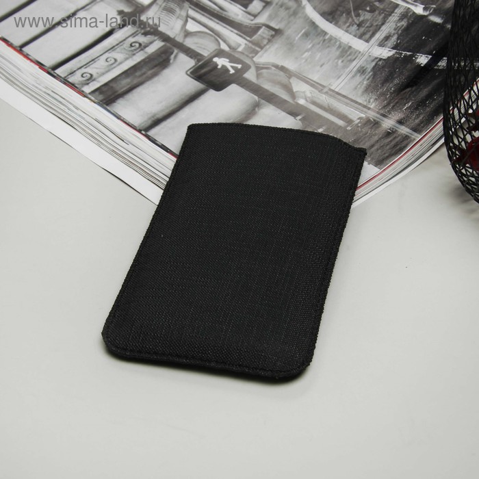 Чехол с ремешком "Norton" для телефона, размер Z, цвет чёрный - Фото 1