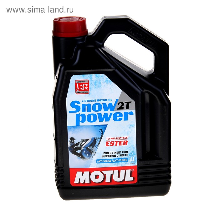 Моторное масло MOTUL Snowpower 2T, 4 л 105888 - Фото 1