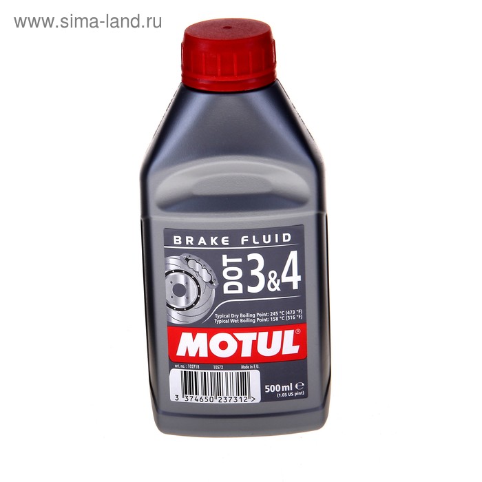 Тормозная жидкость MOTUL DOT 3&4 BF FL, 0.5 л 102718