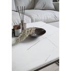 Стол журнальный «Инсайд», 1020 × 545 × 300 мм, металл, МДФ, цвет белый мрамор - Фото 3