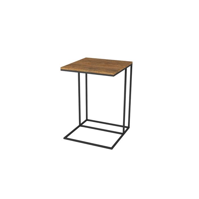 Стол придиванный «Хайгрет», 500 × 500 × 705 мм, металл, МДФ, цвет дуб американский - Фото 1