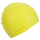 Шапочка для плавания Elous, EL009, силиконовая, лица, цвет жёлтый - Фото 2