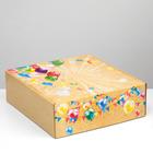 Подарочная коробка "С шариками", крафт, 28,5 х 9,5 х 29,5 см - Фото 2