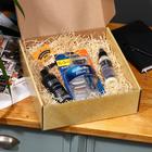 Подарочная коробка "С шариками", крафт, 28,5 х 9,5 х 29,5 см (комплект 5 шт) - фото 21230039