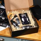 Подарочная коробка «100% Мужик», чёрный, 30×10×27 см - Фото 5