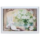 Картина "Голубь на окне" 20х30(23х33) см - Фото 1