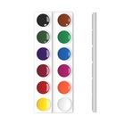 Акварель ErichKrause, 12 цветов, без кисти, мягкий пластик, картонная коробка, европодвес (эконом упаковка) - Фото 7