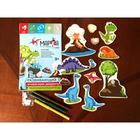 Развивающий игровой набор «Динозавры», серия «Занимательные липучки» - Фото 2